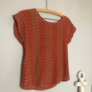 Love Culture Chevron Blouse